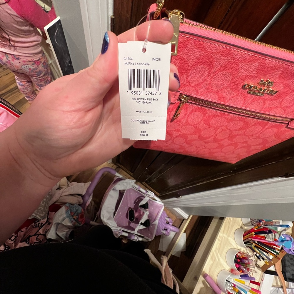 Coach Pink Crossbody Bag - Picture 16 of 16